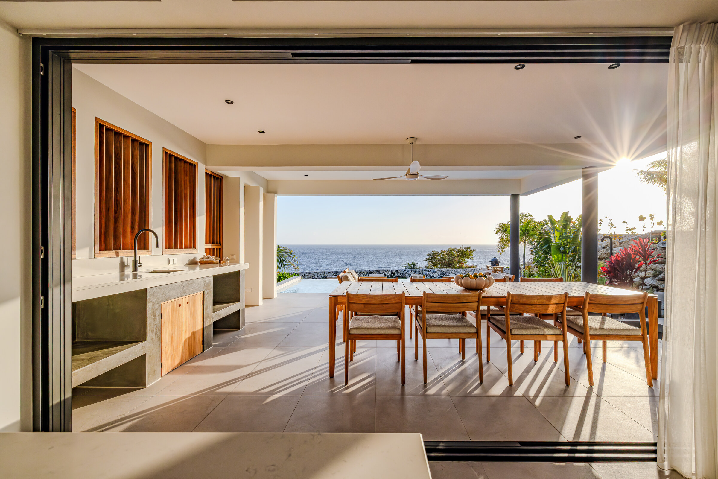 Villa interior with sea view, CAYA Property Management